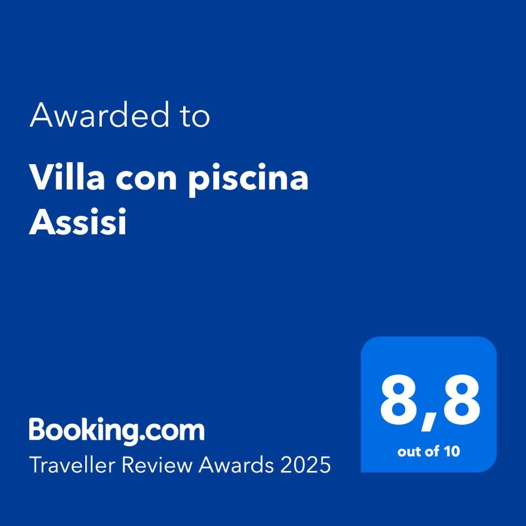 Villa Con Piscina Assise Extérieur photo